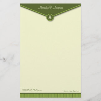 Papelaria Papel de carta para o envelope elegante (limão)