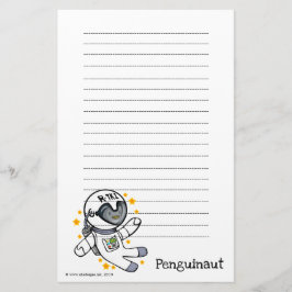 Papelaria Papel de carta Penguinauta