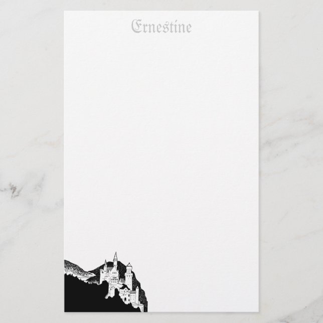 Papelaria Papel de carta - personalizado (Frente)