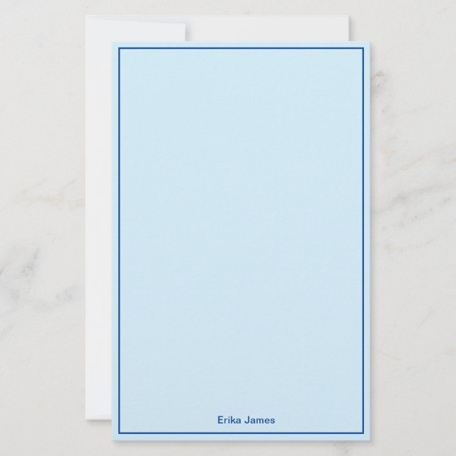 Papelaria Papel de Carta Personalizado (Frente)