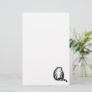 Papelaria Papel de carta personalizado com gato e gatinho