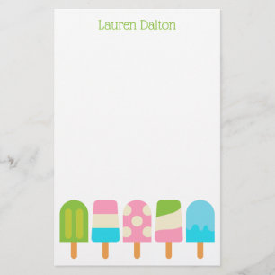 Papelaria Papel de Carta Personalizado de Bolinhas