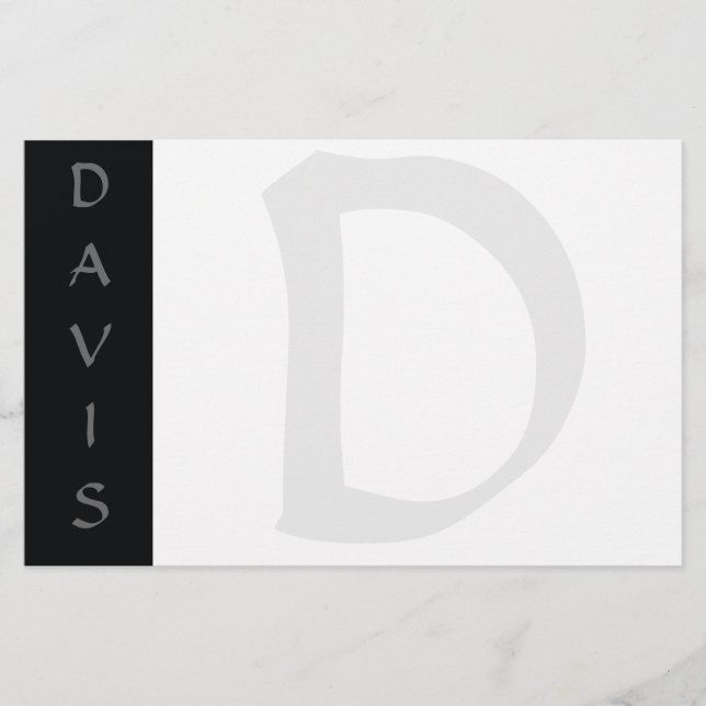 Papelaria Papel de Carta Personalizado ou Convite (Frente)