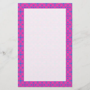 Papelaria Papel de Carta Personalizado, Padrão Mágico do N