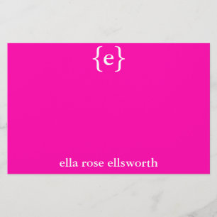 Papelaria Papel de carta personalizado simples