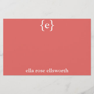 Papelaria Papel de carta Personalizado Simples