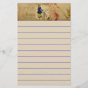 Papelaria Papel de Carta Postal Francês