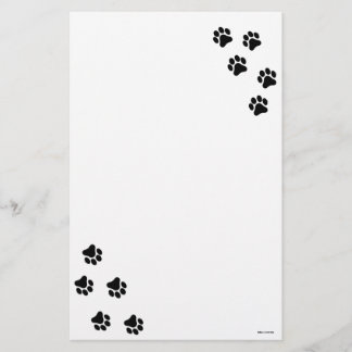 Papelaria Papel de carta preto e branco do teste padrão do
