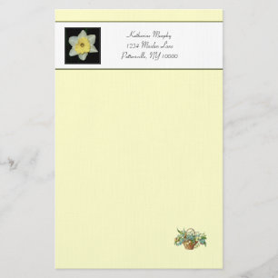 Papelaria Papel de carta Primavera Daffodil