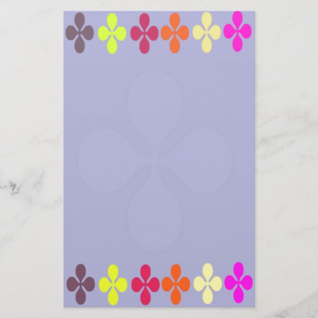 Papelaria Papel de Carta Retro (Frente)