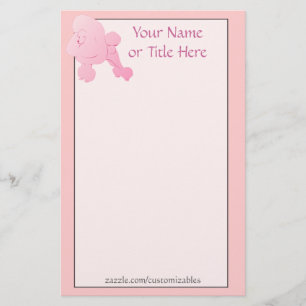 Papelaria Papel de Carta Rosa