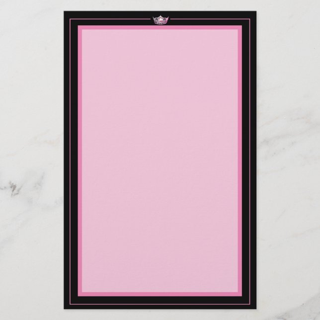 Papelaria Papel de Carta Rosa Americano (Frente)