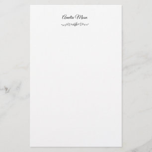 Papelaria Papel de Carta Simples para Borboletas Personaliza