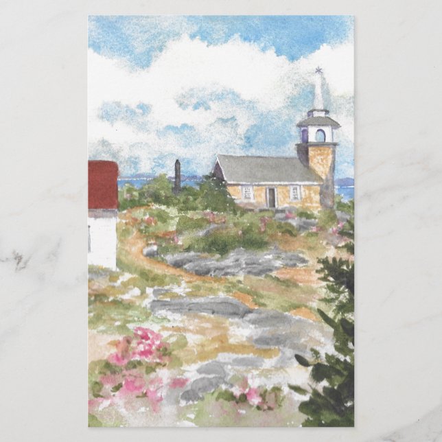 Papelaria Papel de carta Star Island (Frente)