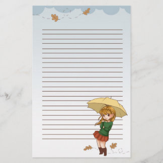 Papelaria Papel de carta ventoso do dia