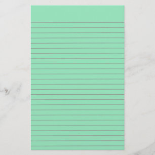 Papelaria Papel de Carta Verde