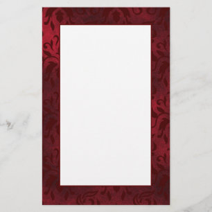 Papelaria Papel de carta vermelho legante