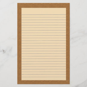 Papelaria Papel de Carta Vinculado à Parede de Madeira