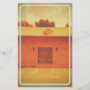 Papelaria Papel de carta Vintage do Motel Cowboy