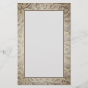 Papelaria Papel de Carta Vintage Lace Casado