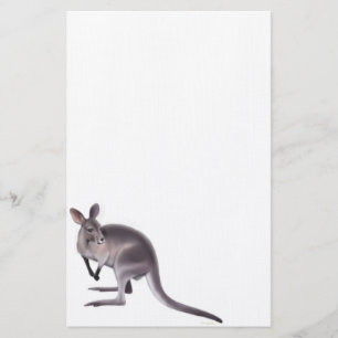 Papelaria Papel de Carta Wallaby australiano