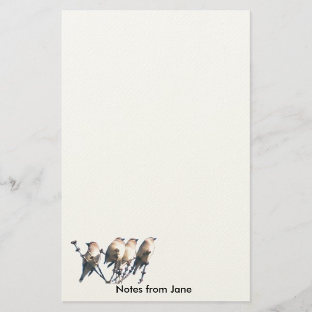 Papelaria Papel de carta - WaxWing - Notas de ... (Frente)