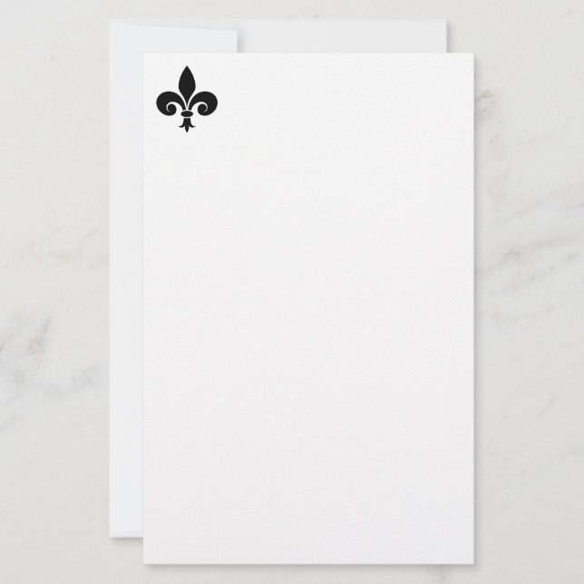 Papelaria Papel de Escritório Fleur De Lis (Frente)