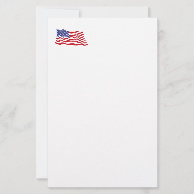 Papelaria Papel de Escritório Patriótico (Frente)