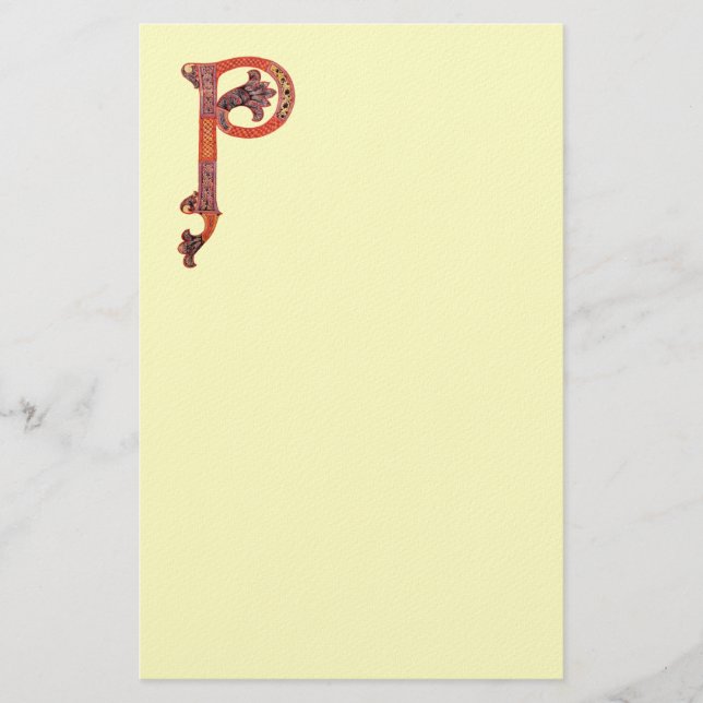 Papelaria Papel de feltro CELTIC P MONOGRAM (Frente)