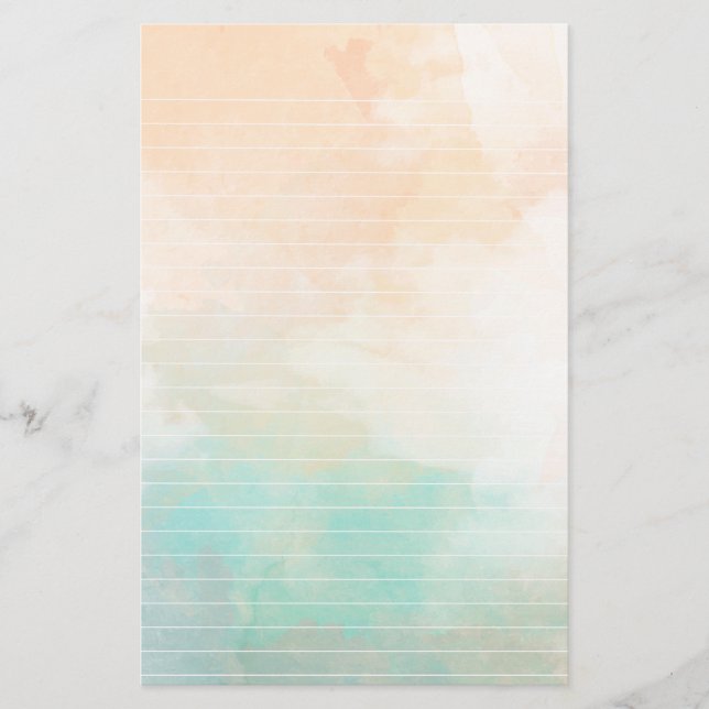 Papelaria Papel de revestimento de areia e mar (Frente)