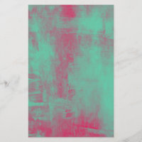 Papel de scrapbook Abstrato verde-rosa