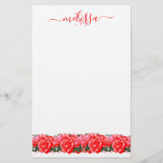Papelaria Papel Elegante para Papel de Carta Elegante Monogr