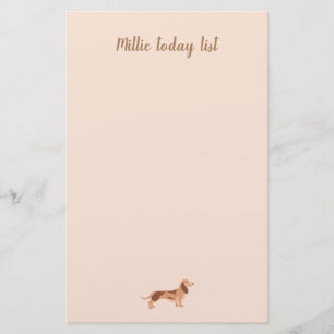 Papelaria Papel Pads nota cão bonitinho dachshund