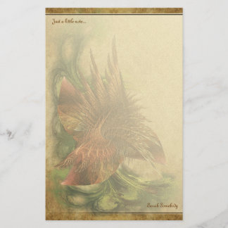 Papelaria Papel para cartas da flor do Fractal do paraíso