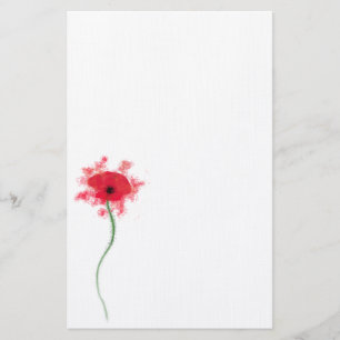 Papelaria Papel para cartas da papoila