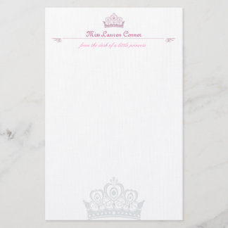 Papelaria Papel para cartas da princesa Personalizamento