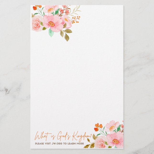 Papelaria Papel para hacer carta para la campaña jw 2023 (Frente)