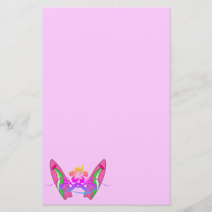 Papelaria Papel para mulheres no surfboard