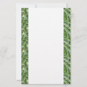 Papelaria Papel-Penas-Pavão-Papel-Papel