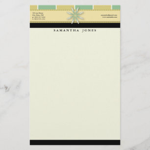 Papelaria Papel Personalizado Trendy Bliss Oasis