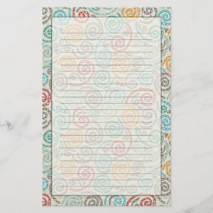 Papelaria Papel rumpled rico do bordado