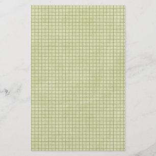 Papelaria Papel verde da grade de Oilve