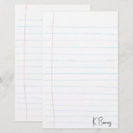 Papelaria Papel Vinculado à Mão