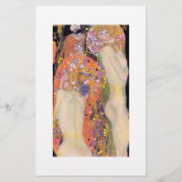 PAPELARIA: GUSTAV KLIMT : SERPENTES DE ÁGUA II
