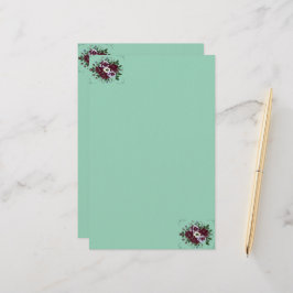 Papelaria Papier à Lettres Botanique  Bouquet de Violettes