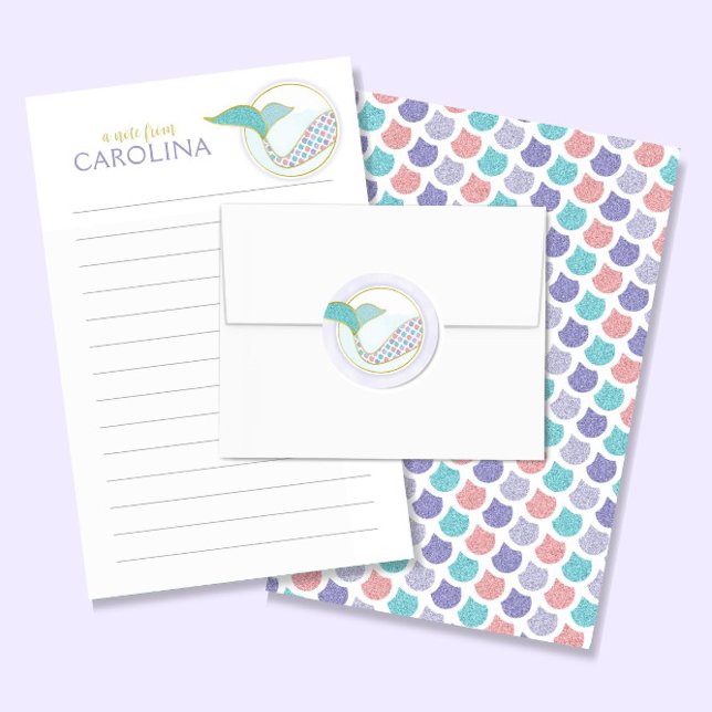 Papelaria para Escrita de Cartas para Garotas com  (Criador carregado)