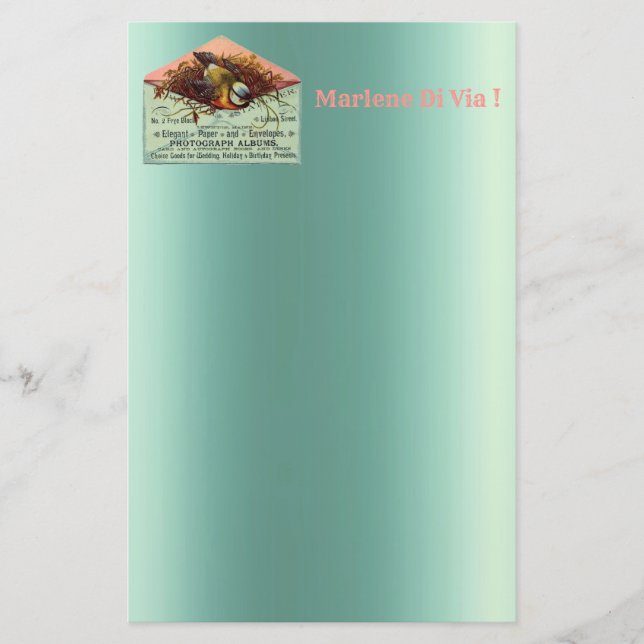 Papelaria para nidificação de aves (Frente)