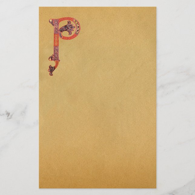 Papelaria PARCHE CELTIC P MONOGRAM, feltro (Frente)