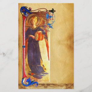 PAPELARIA PARCHE FLORAL DE ANGEL DE NATAL MUSICAL