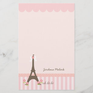 Papelaria Paris no primavera feminino